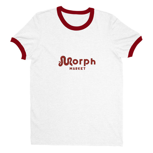 Morph Market (Red) - Unisex Ringer T-shirt