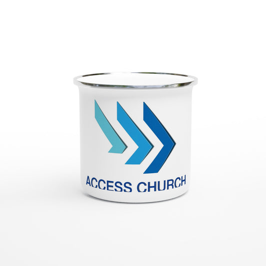 Access Church - White 12oz Enamel Mug
