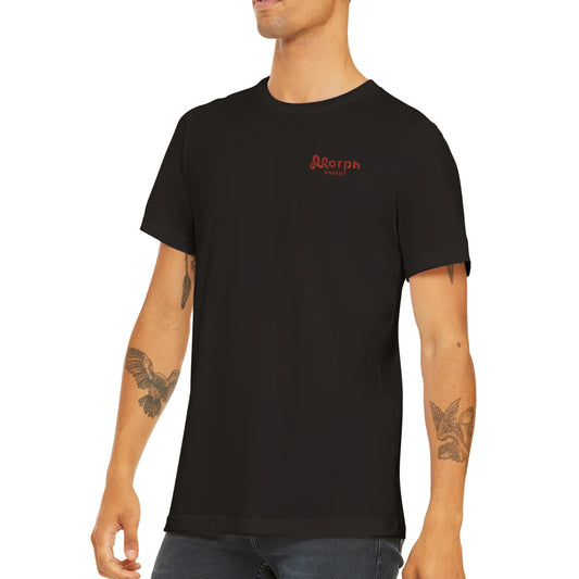 Morph Market (Red Circles) - Premium Unisex Crewneck T-shirt