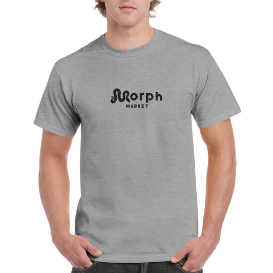 Morph Market (Dark Circles) - Heavyweight Unisex Crewneck T-shirt