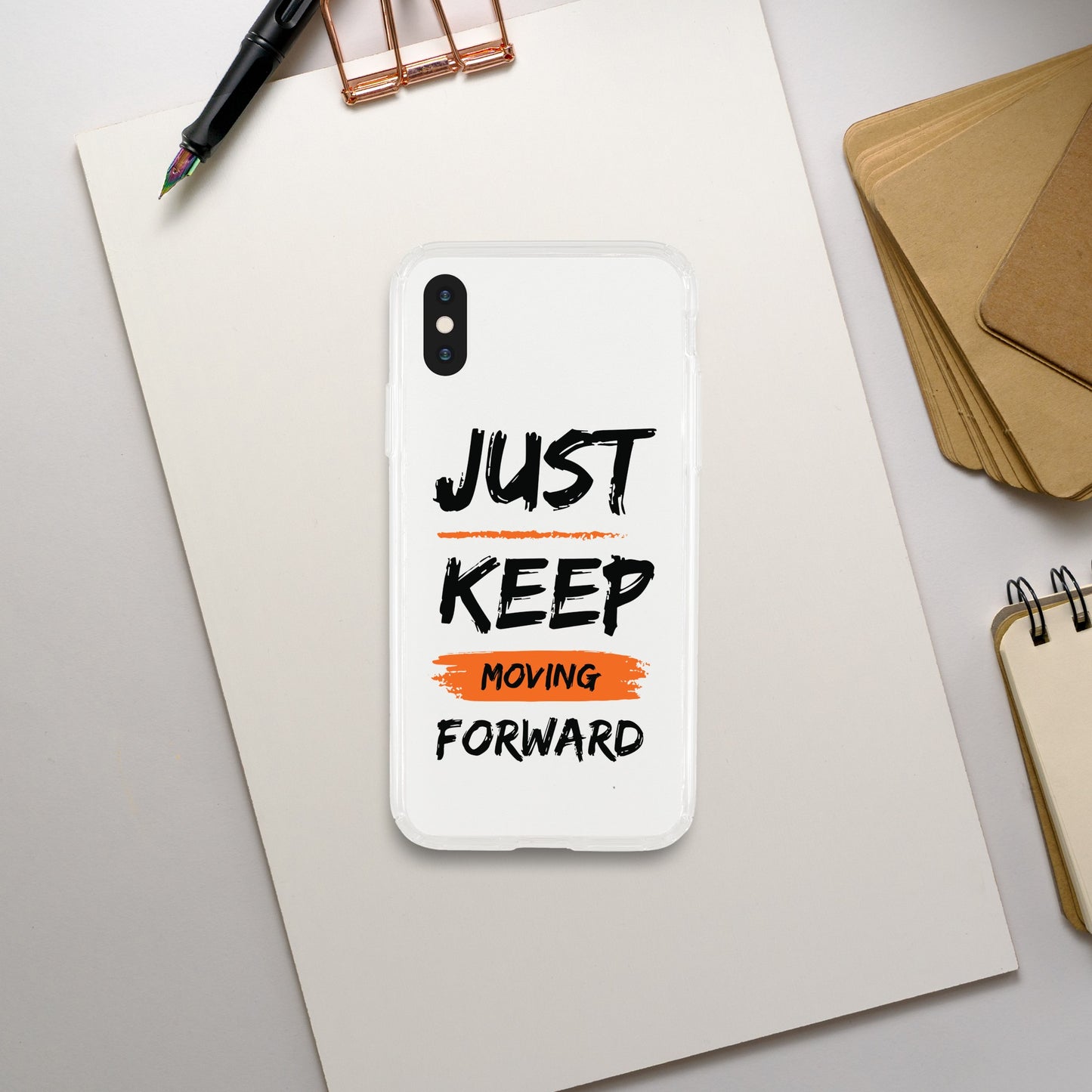Just Keep Moving Forward - Clear case