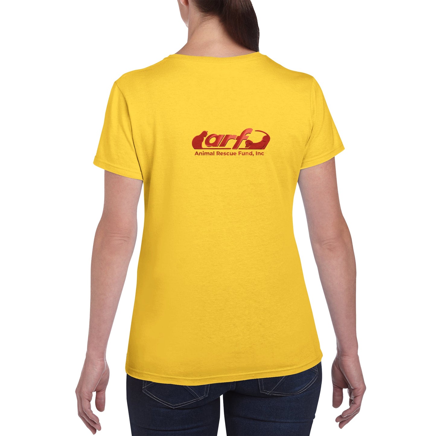 ARF: Animal Rescue Fund - Heavyweight Womens Crewneck T-shirt