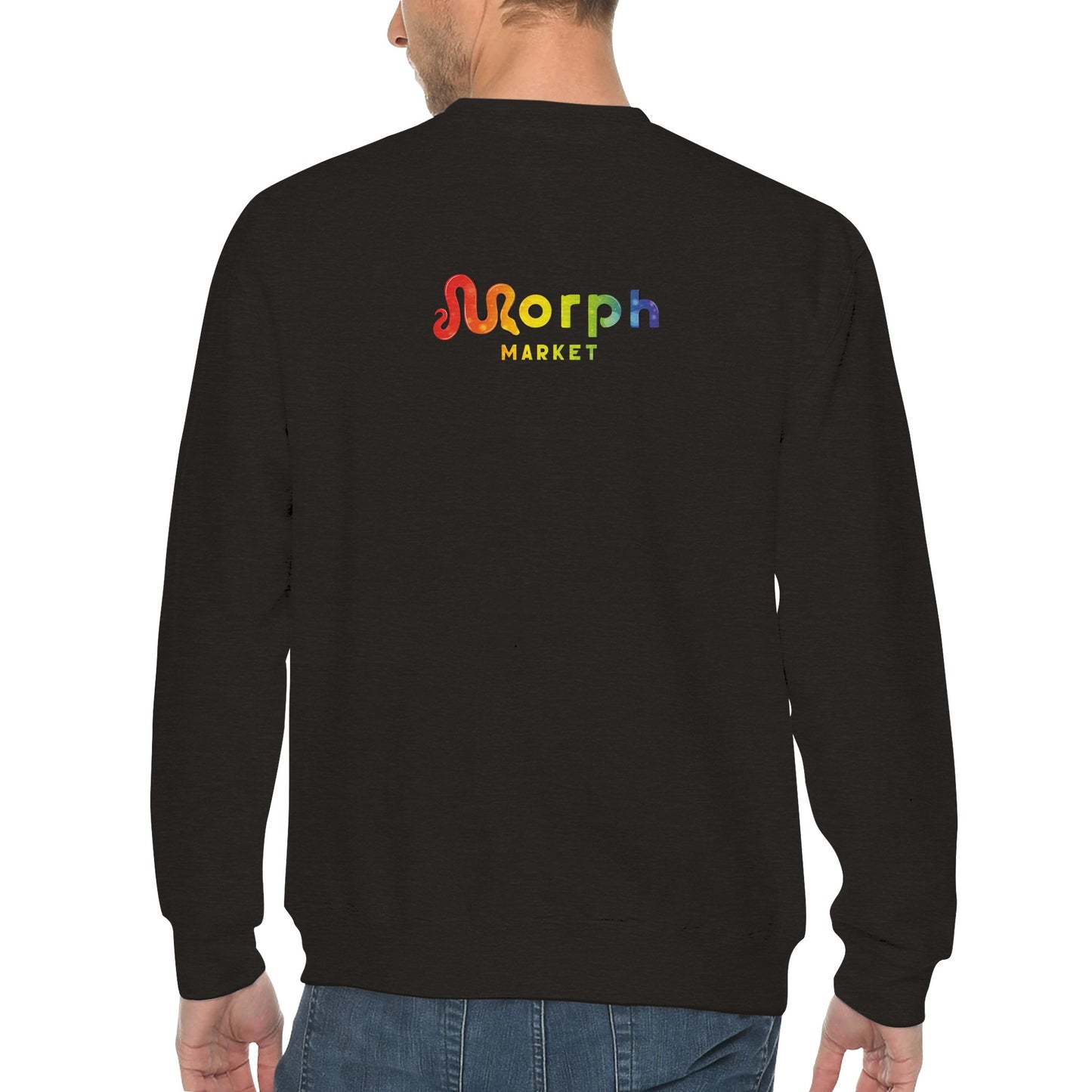 Morph Market (Rainbow Circles) - Premium Unisex Crewneck Sweatshirt