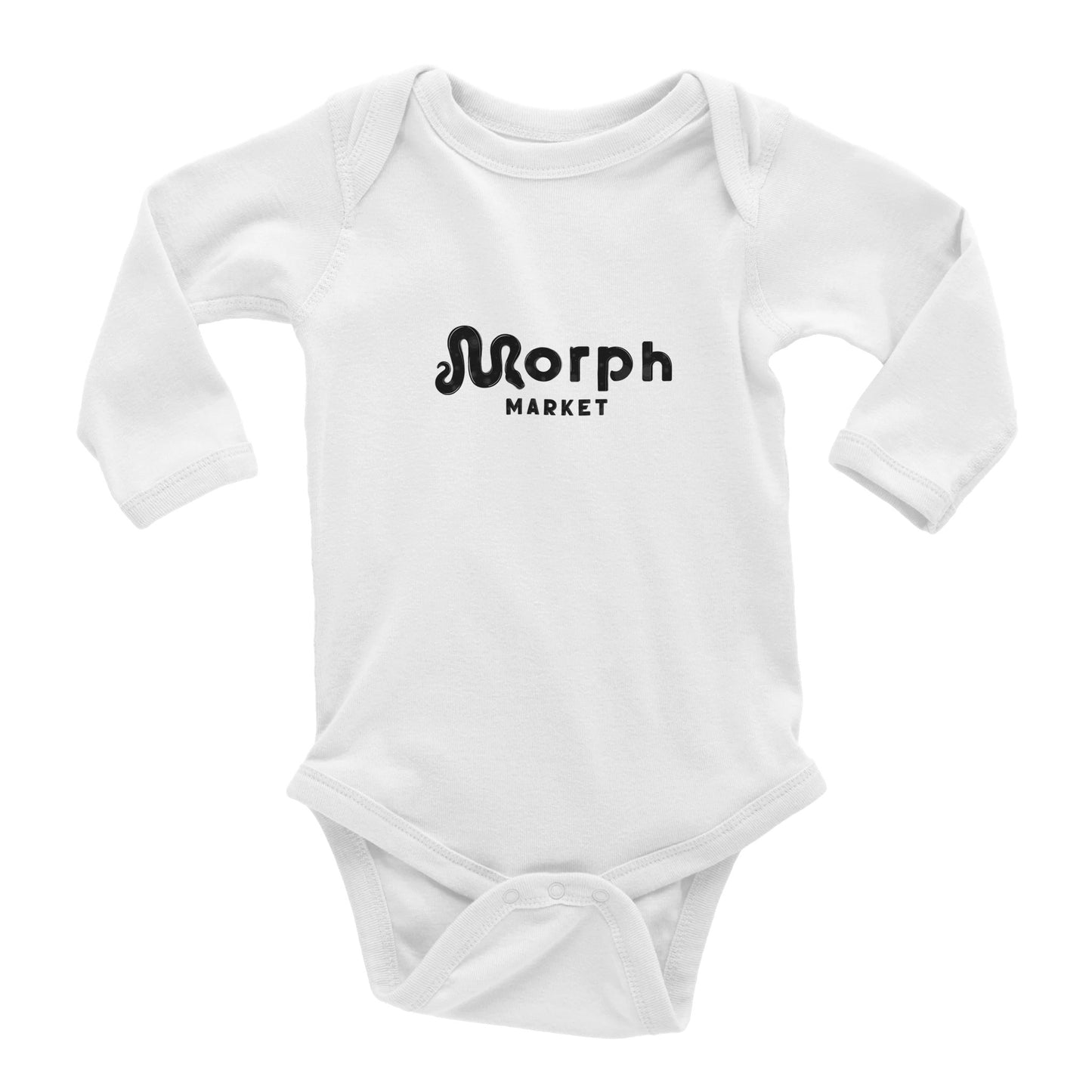 Morph Market (Dark Circles) - Classic Baby Long Sleeve Bodysuit