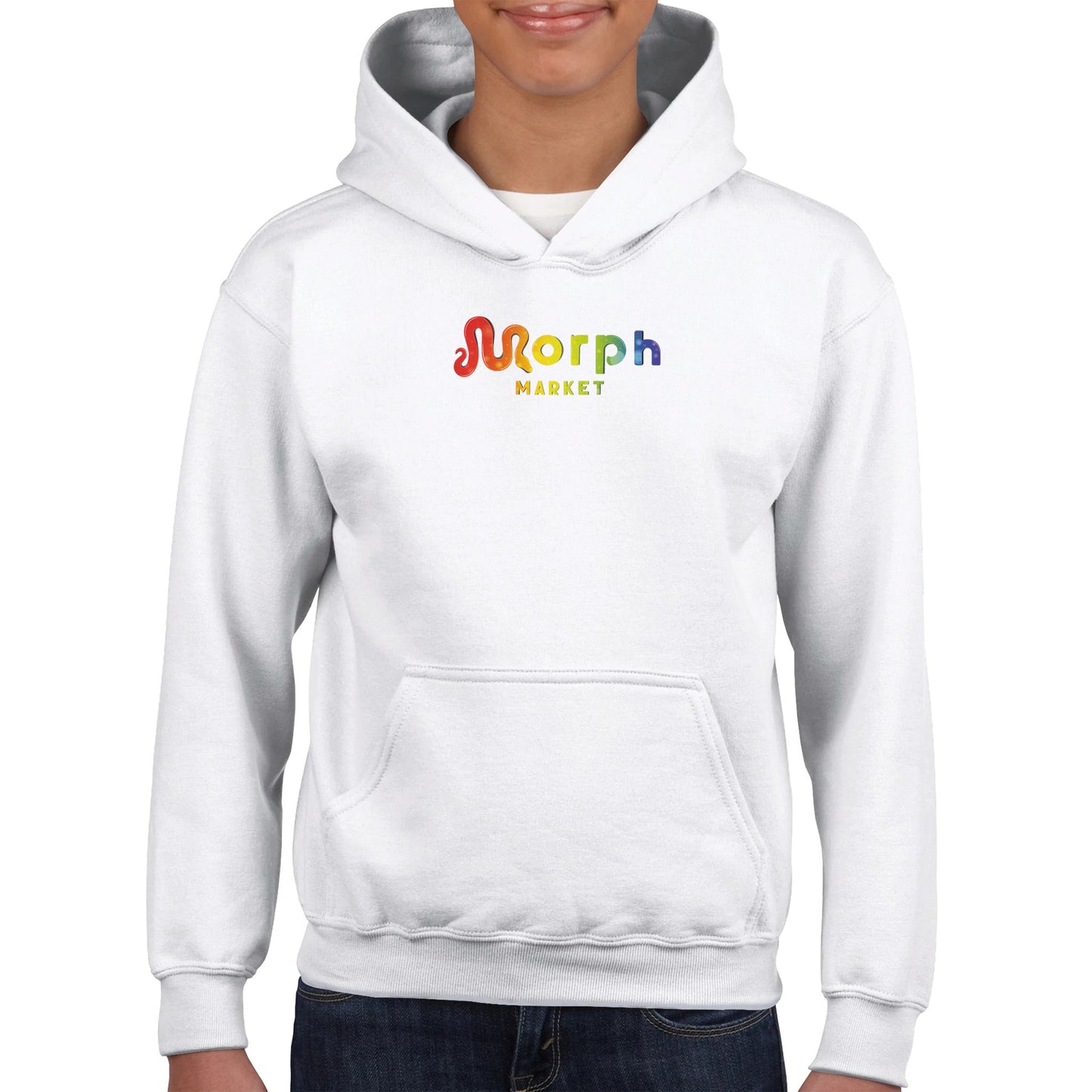 Morph Market (Rainbow Circles) - Classic Kids Pullover Hoodie