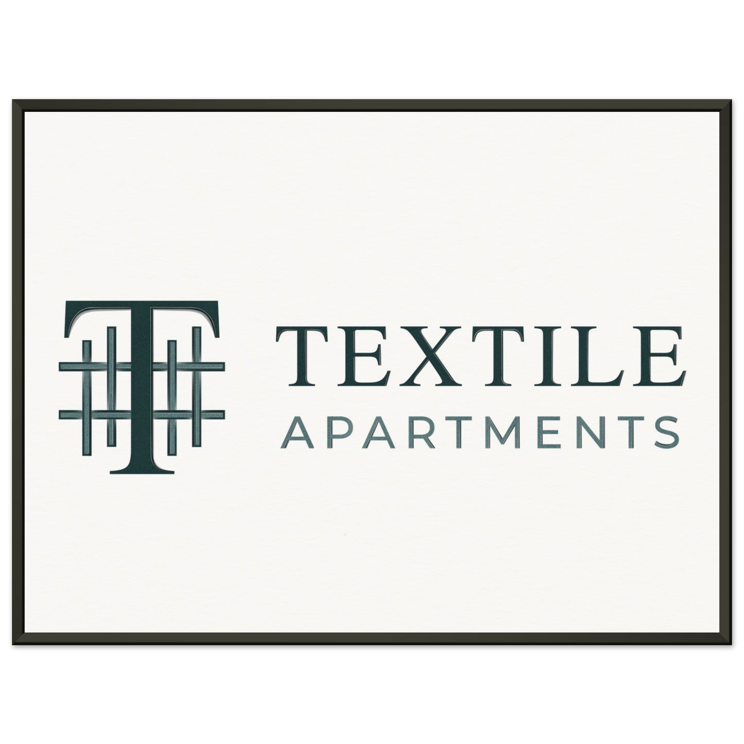 Textile Apartments - Museum-Quality Matte Paper Metal Framed Poster