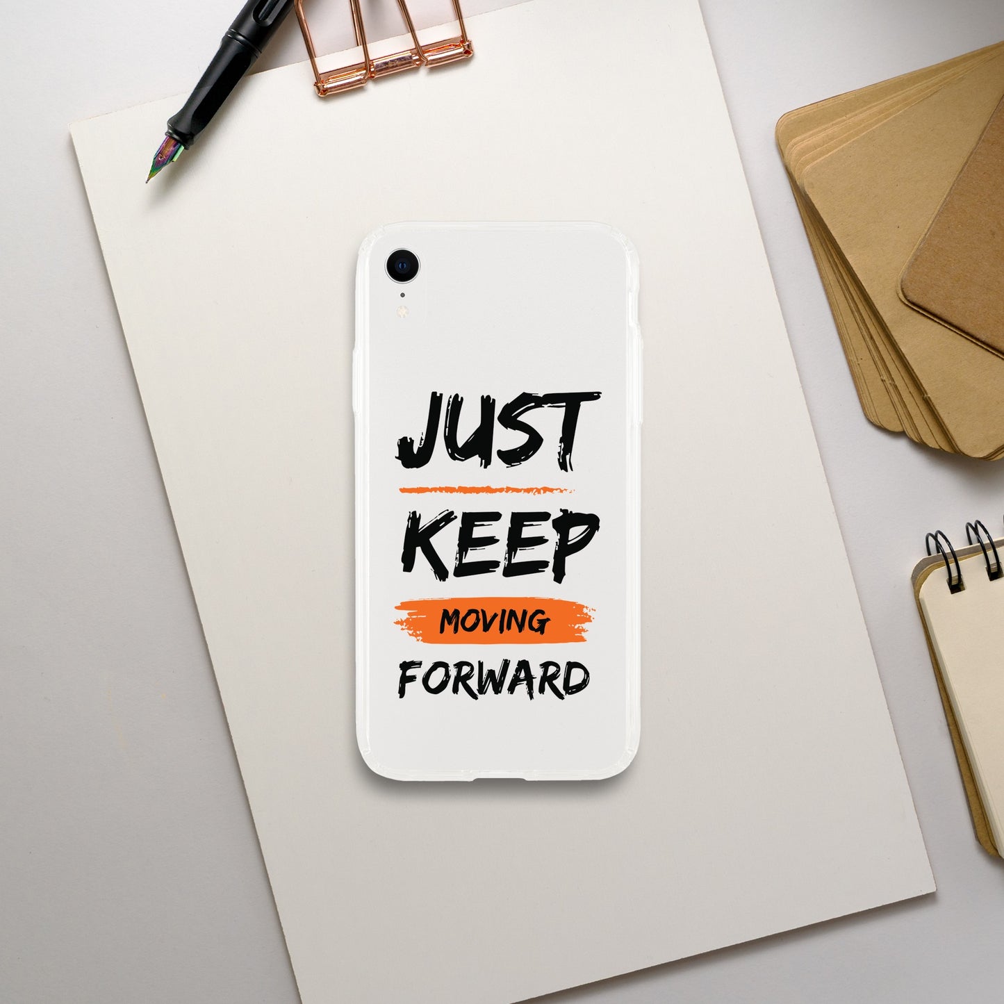 Just Keep Moving Forward - Clear case