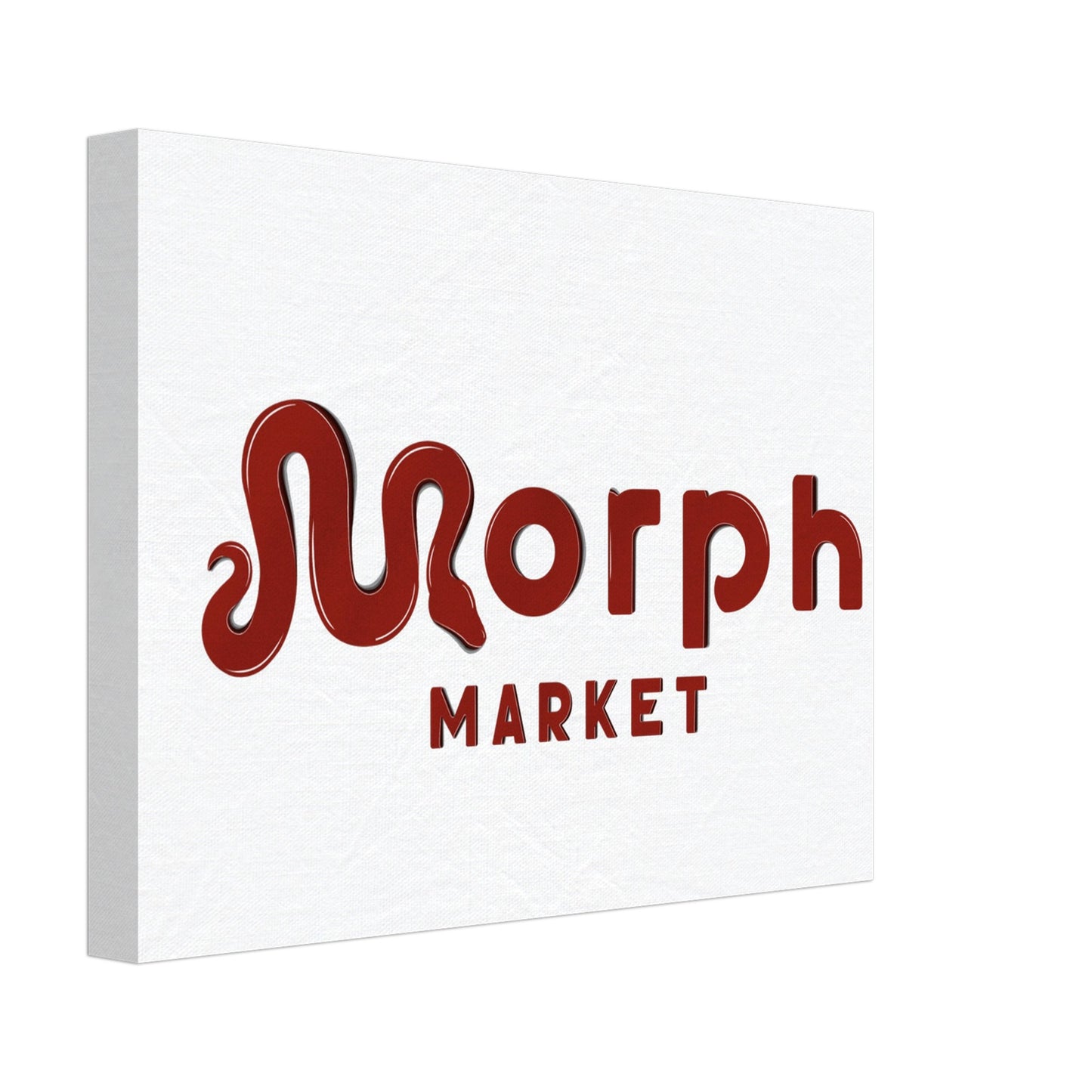 Morph Market (Red) - Canvas