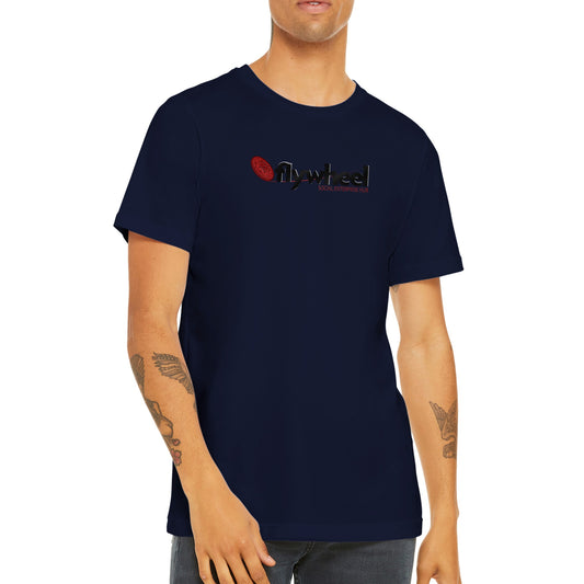 Flywheel Social Enterprise Hub - Premium Unisex Crewneck T-shirt