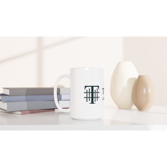 Textile Apartments - White 15oz Ceramic Mug