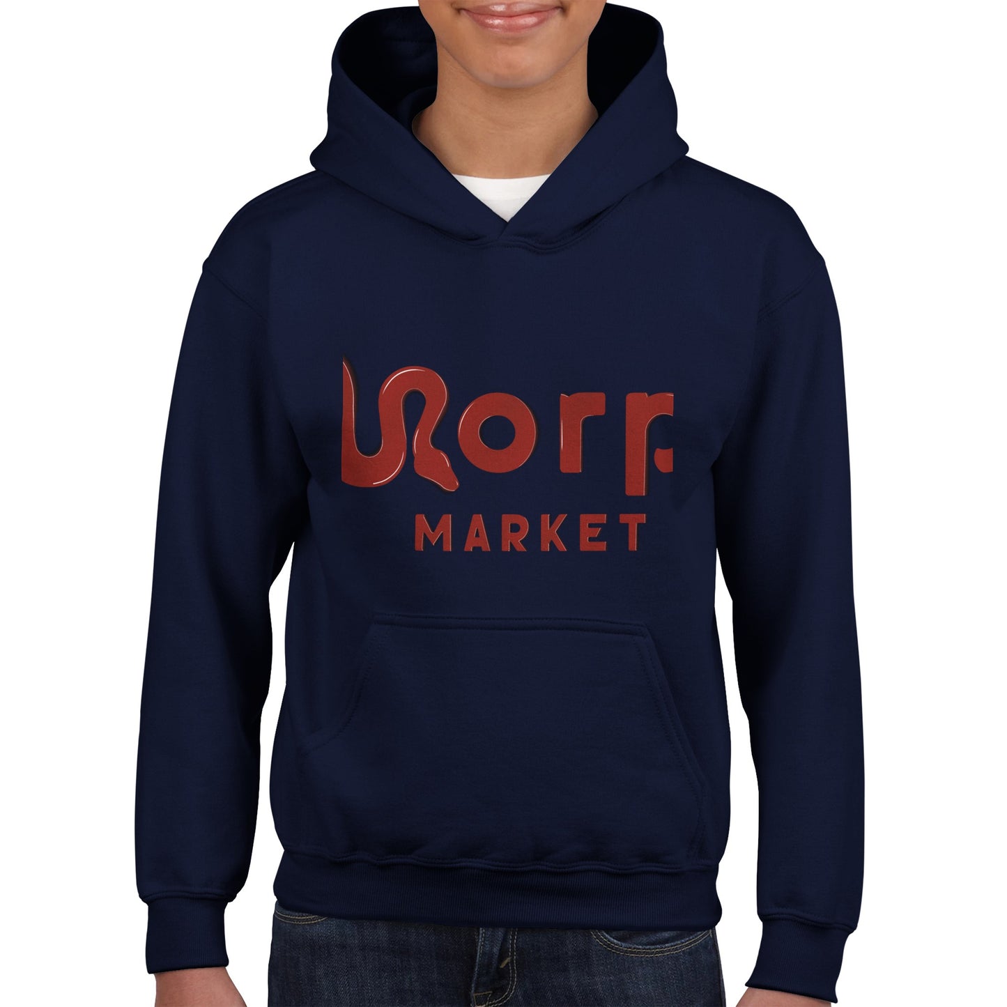 Morph Market (Red) - Classic Kids Pullover Hoodie