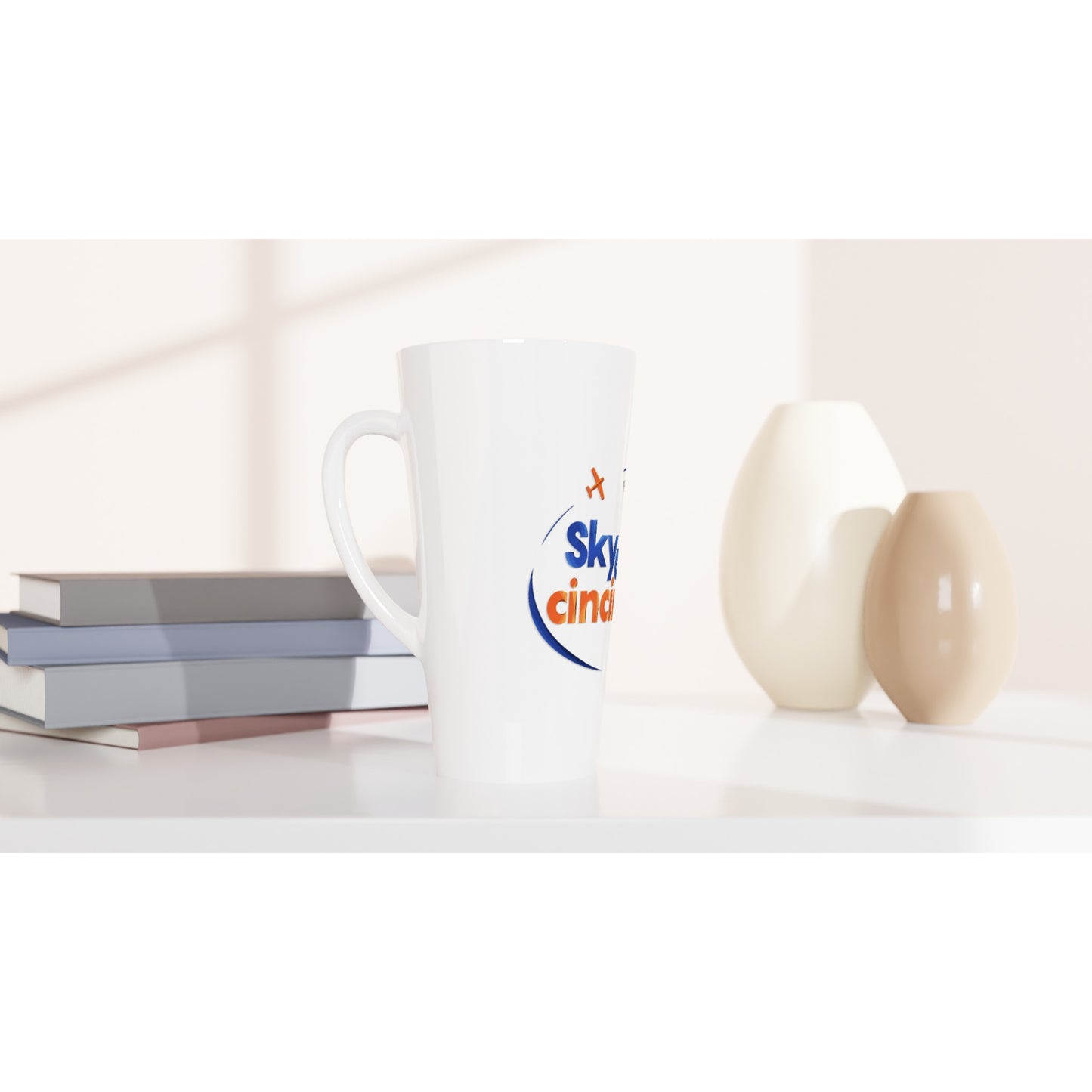 Skydive Cincinnati - White Latte 17oz Ceramic Mug