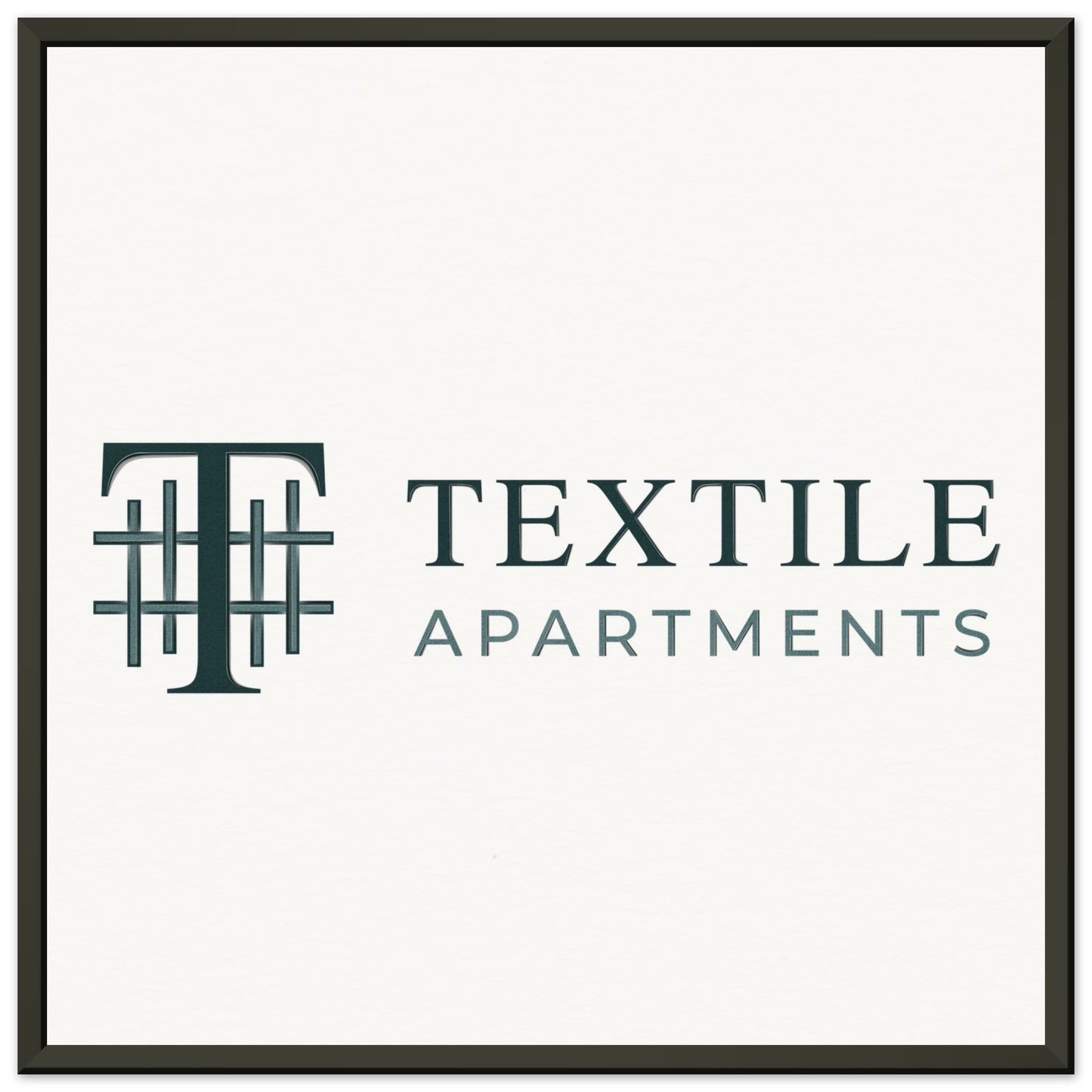 Textile Apartments - Museum-Quality Matte Paper Metal Framed Poster