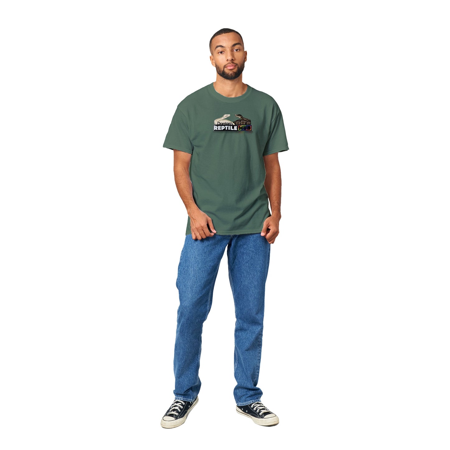 Darrian's Reptile Hub - Heavyweight Unisex Crewneck T-shirt