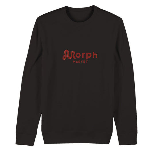 Morph Market (Red) - Organic Unisex Crewneck Sweatshirt