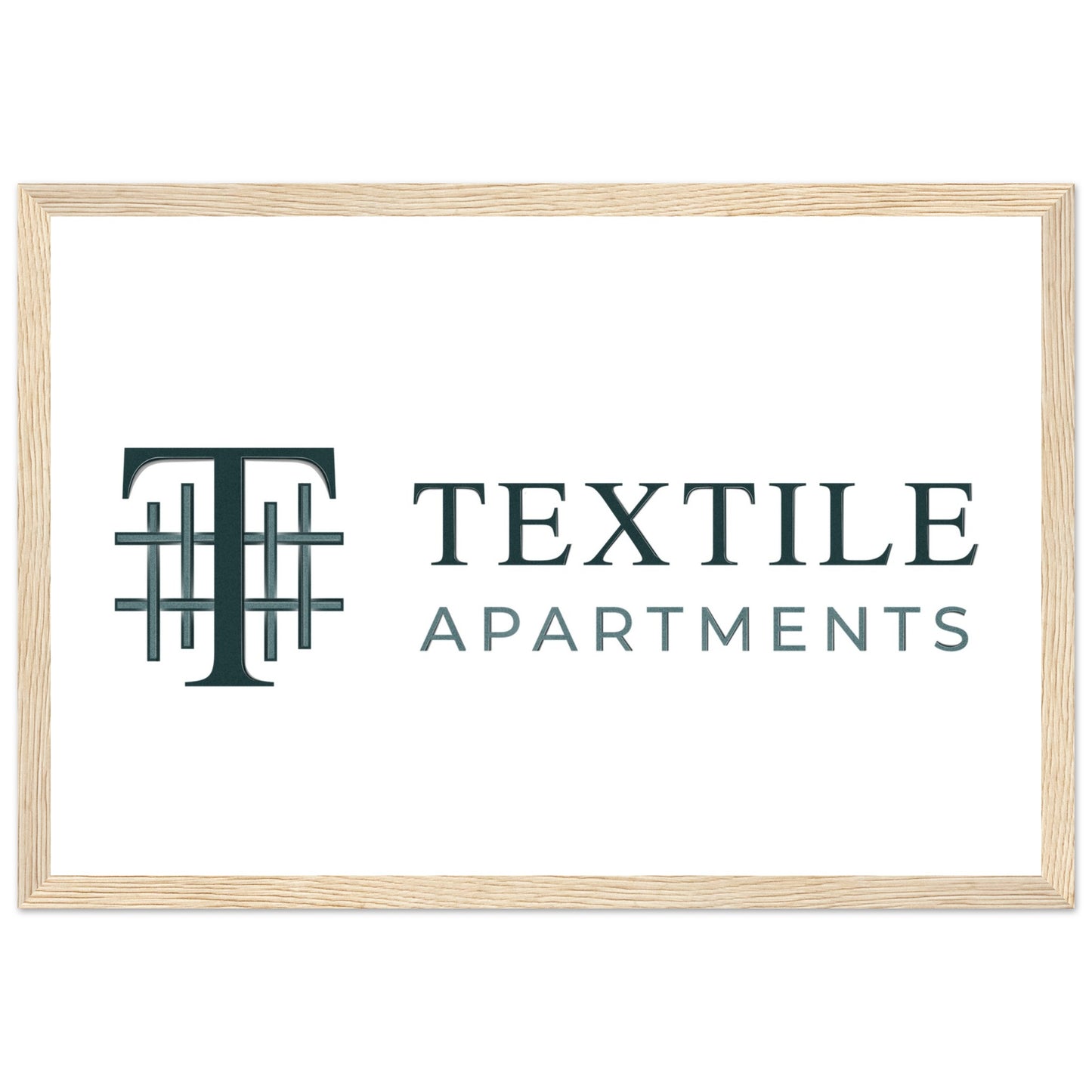 Textile Apartments - Premium Matte Paper Wooden Framed Poster