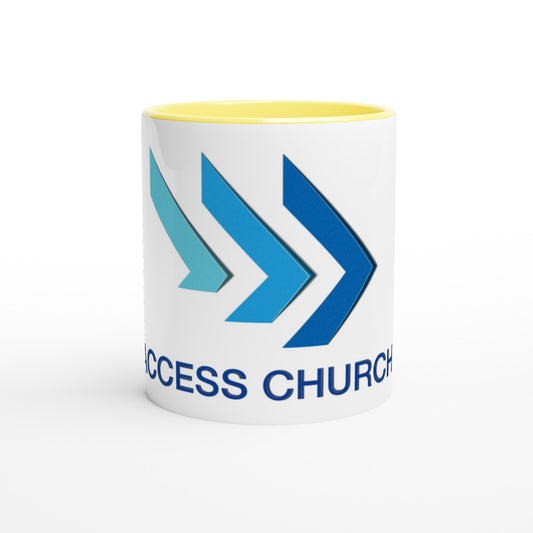 Access Church - White 11oz Ceramic Mug with Color Inside