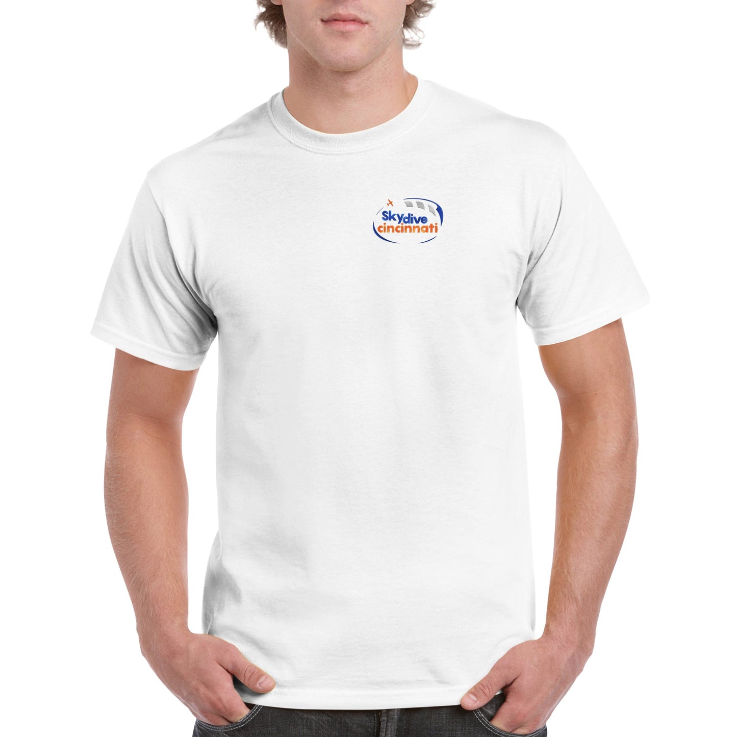 Skydive Cincinnati - Heavyweight Unisex Crewneck T-shirt