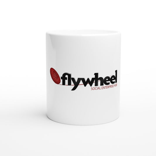 Flywheel Social Enterprise Hub - White 11oz Ceramic Mug
