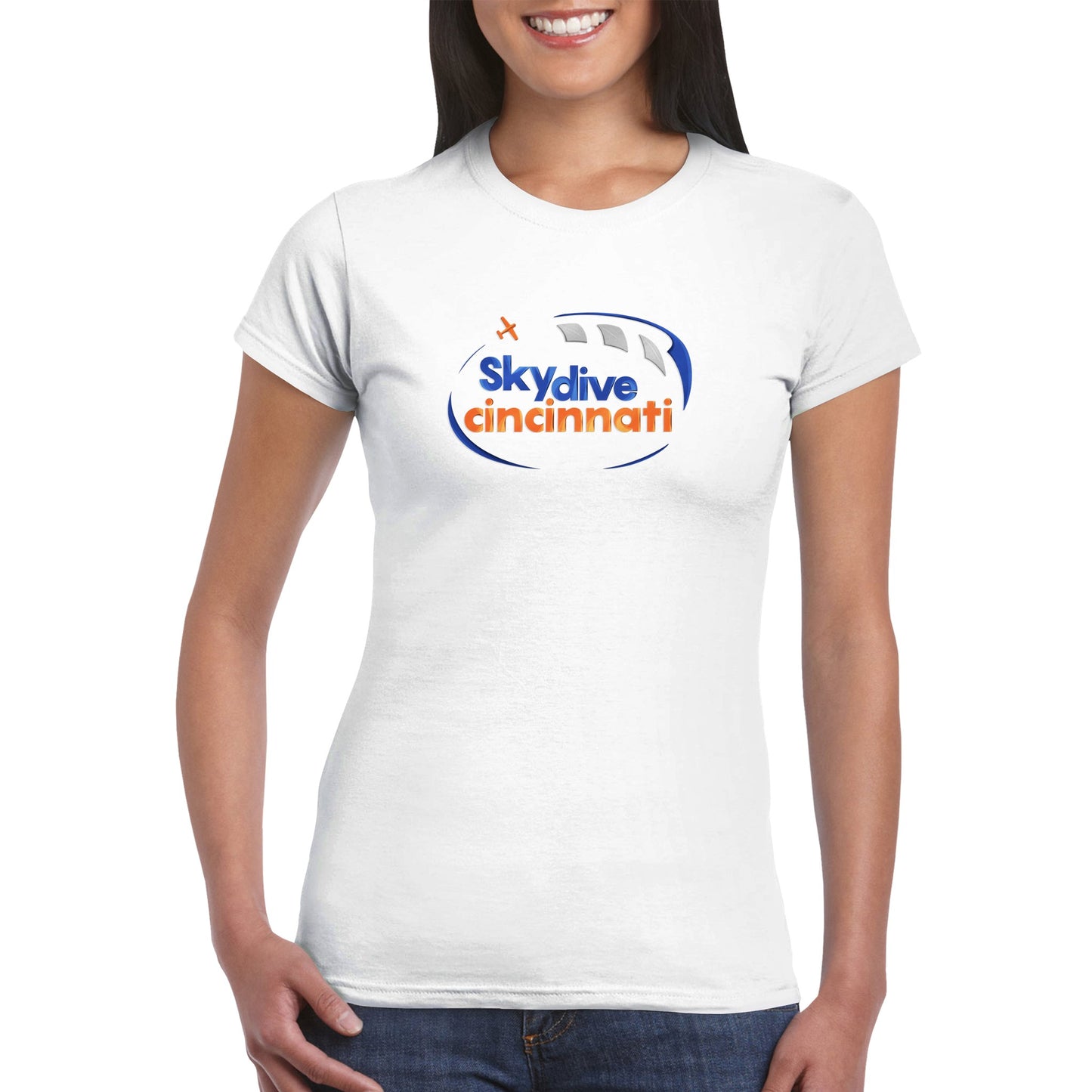 Skydive Cincinnati - Classic Womens Crewneck T-shirt