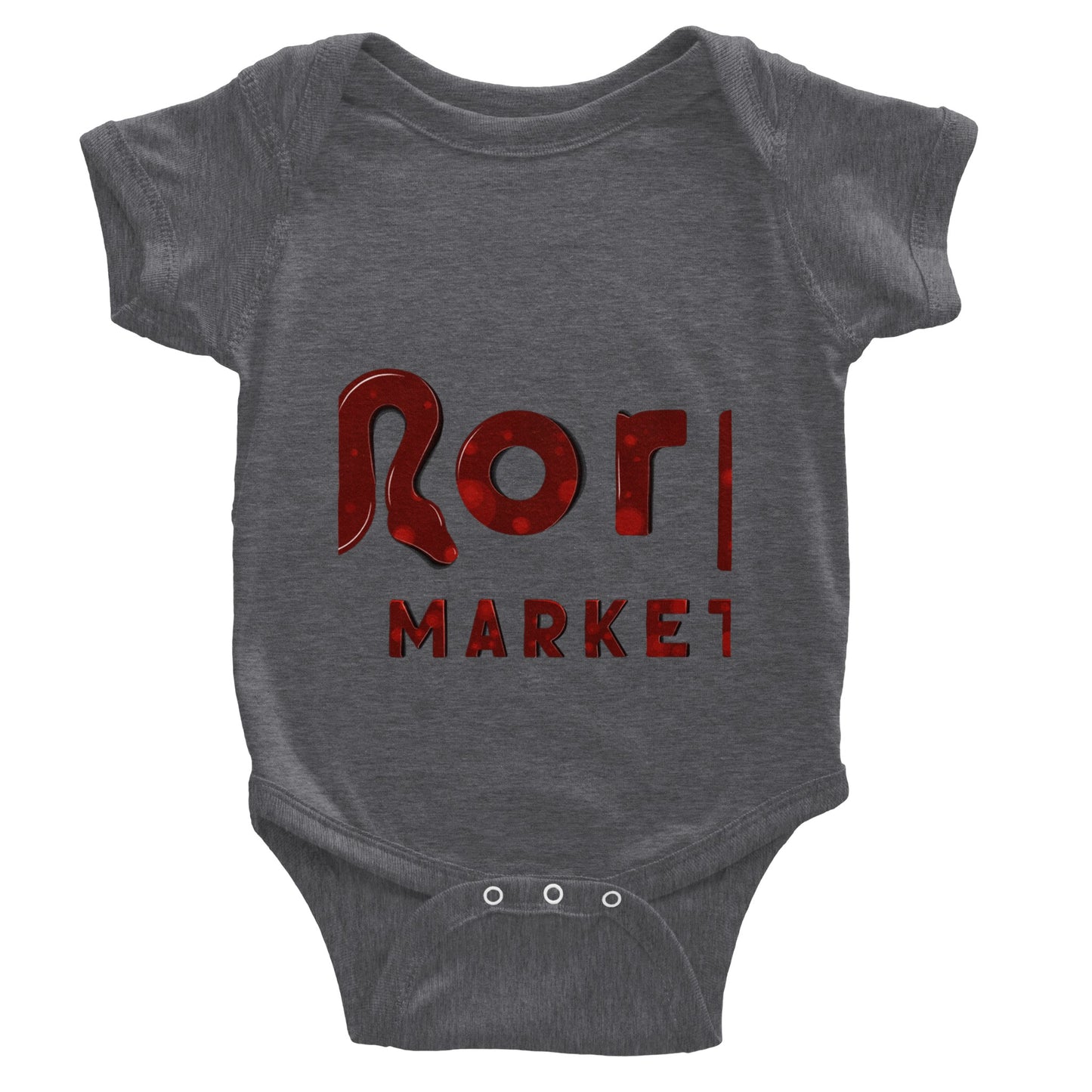 Morph Market (Red Circles) - Classic Baby Short Sleeve Bodysuit