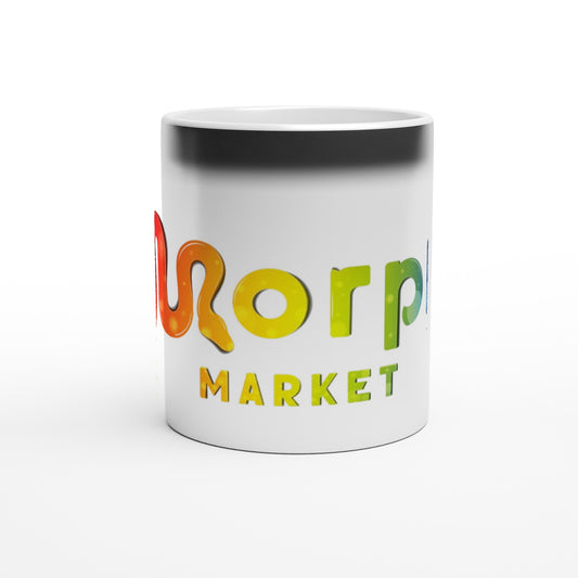Morph Market (Rainbow Circles) - Magic 11oz Ceramic Mug