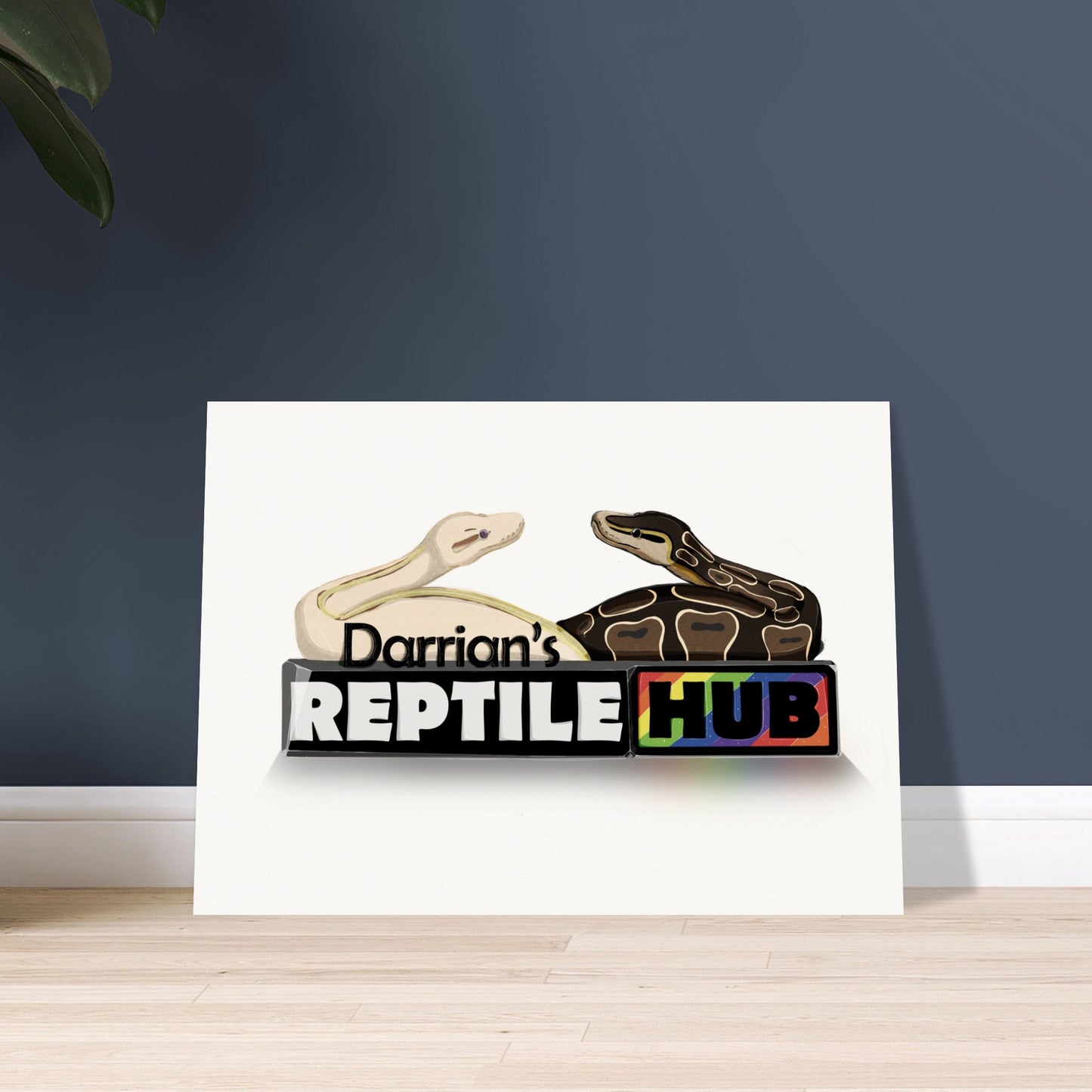 Darrian's Reptile Hub - Museum-Quality Matte Paper Poster