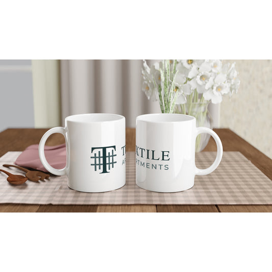 Textile Apartments - White 11oz Ceramic Mug