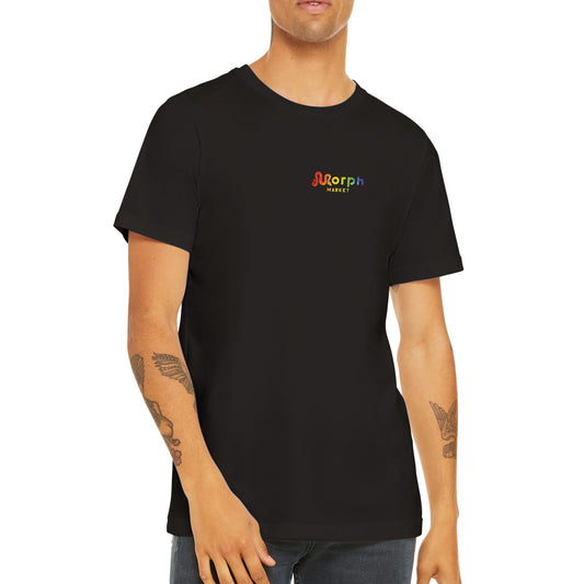 Morph Market (Rainbow Circles) - Premium Unisex Crewneck T-shirt