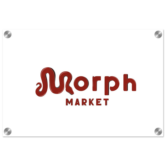 Morph Market (Red) - Acrylic Print