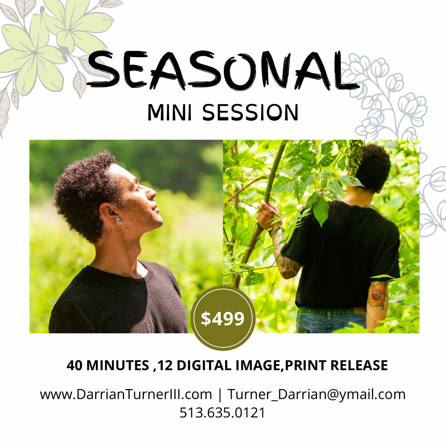 Seasonal Mini Photography Sessions (12 Pose Collection) *Cincinnati Area*