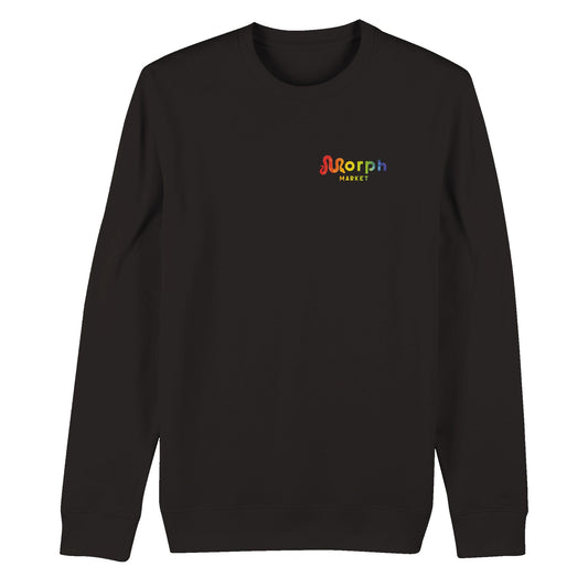 Morph Market (Rainbow Circles) - Organic Unisex Crewneck Sweatshirt