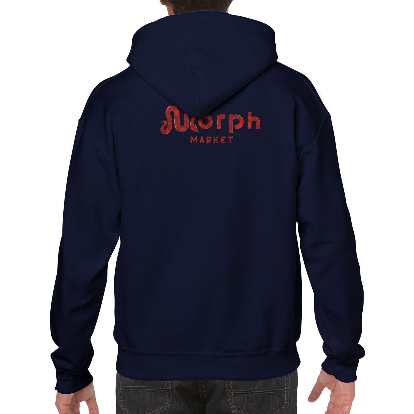 Morph Market (Red Circles) - Classic Unisex Pullover Hoodie