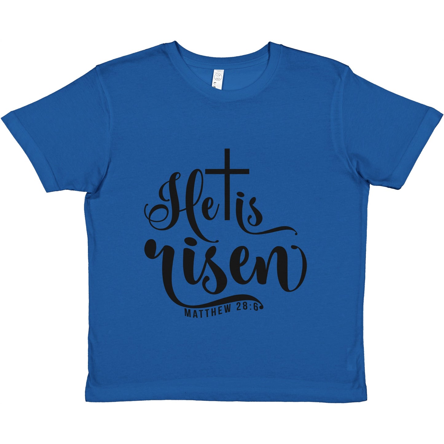 He is Risen (Matthew 20:6) - Premium Kids Crewneck T-shirt