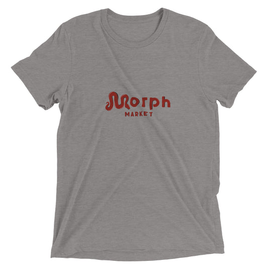 Morph Market (Red) - Morph Market (Red) - Triblend Unisex Crewneck T-shirt