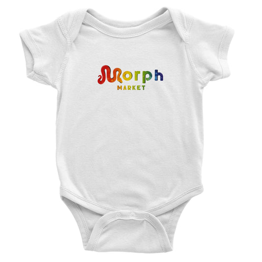 Morph Market (Rainbow Circles) - Classic Baby Short Sleeve Bodysuit