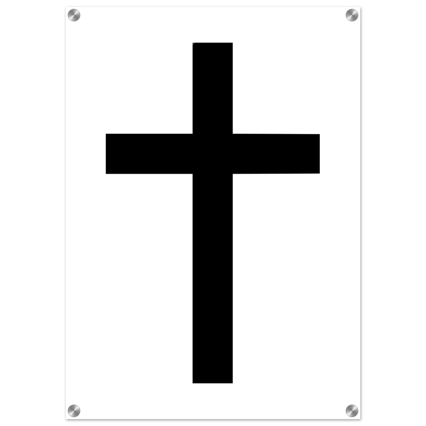 Christian Cross / Everyday is a Fresh Start - Acrylic Print