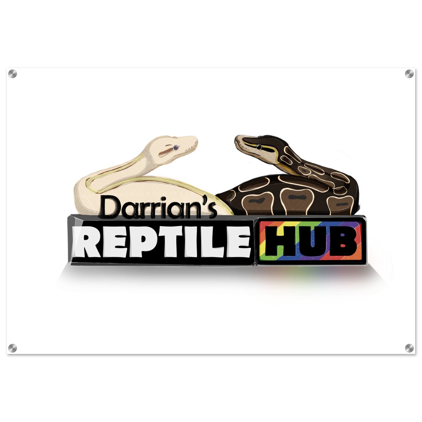 Darrian's Reptile Hub - Acrylic Print