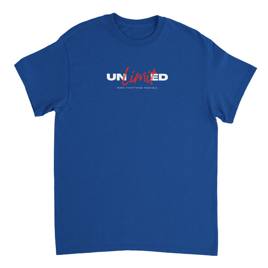 Unlimited: Make Everything Possible - Heavyweight Unisex Crewneck T-shirt