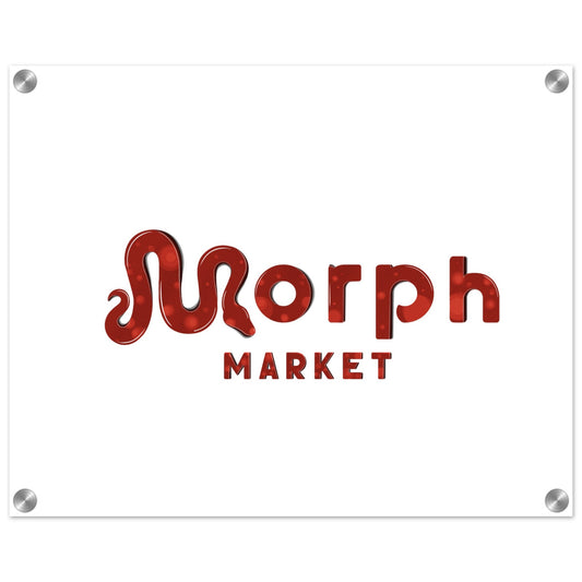 Morph Market (Red Circles) - Acrylic Print