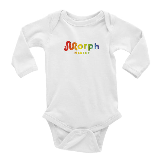 Morph Market (Rainbow Circles) - Classic Baby Long Sleeve Bodysuit