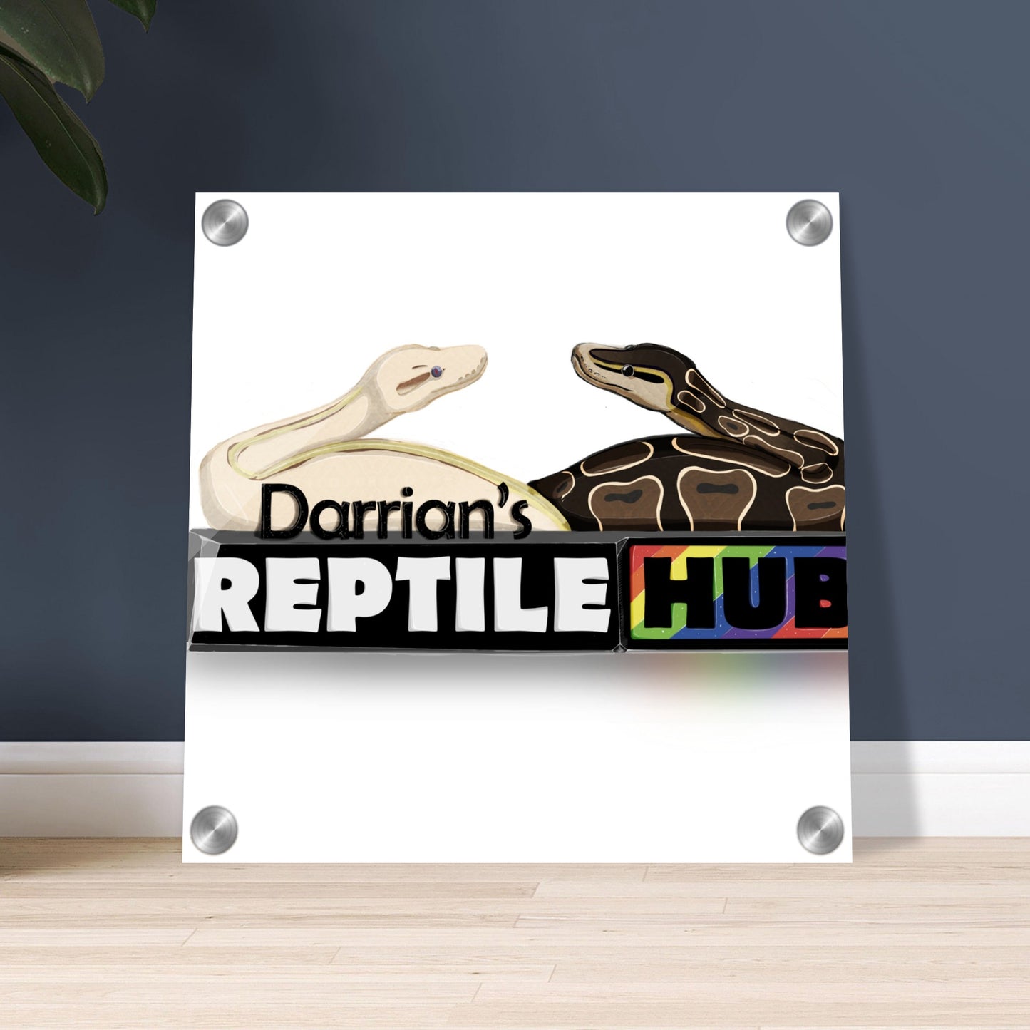 Darrian's Reptile Hub - Acrylic Print