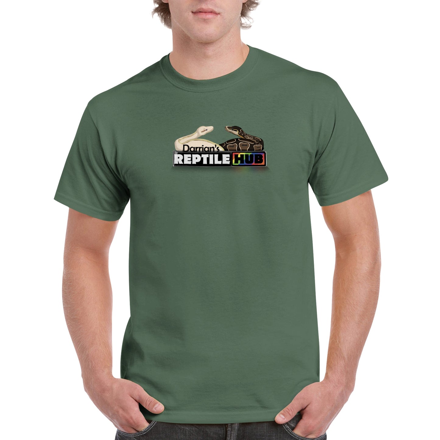 Darrian's Reptile Hub - Heavyweight Unisex Crewneck T-shirt