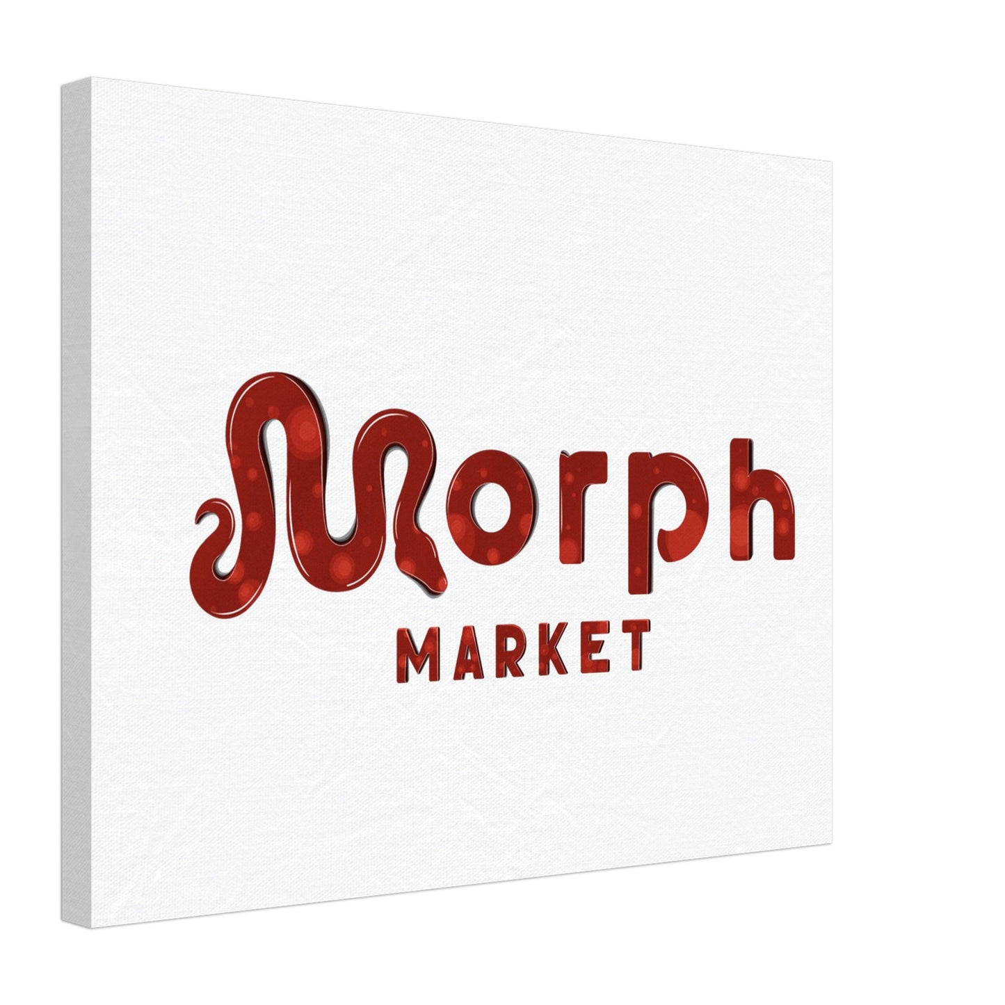 Morph Market (Red Circles) - Canvas