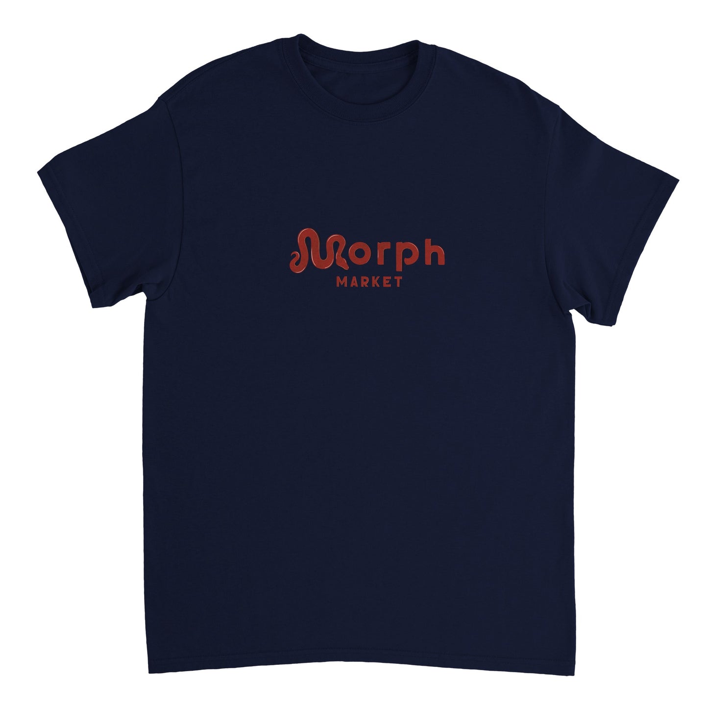 Morph Market (Red) - Heavyweight Unisex Crewneck T-shirt