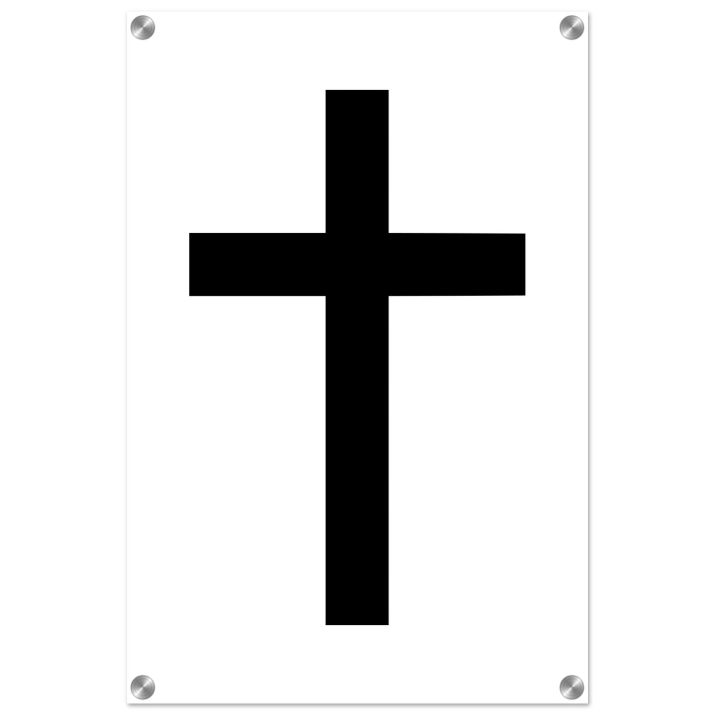 Christian Cross / Everyday is a Fresh Start - Acrylic Print