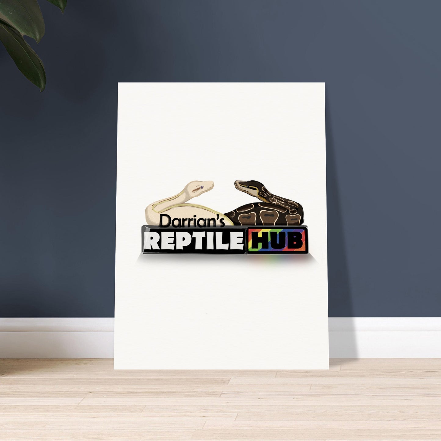Darrian's Reptile Hub - Museum-Quality Matte Paper Poster