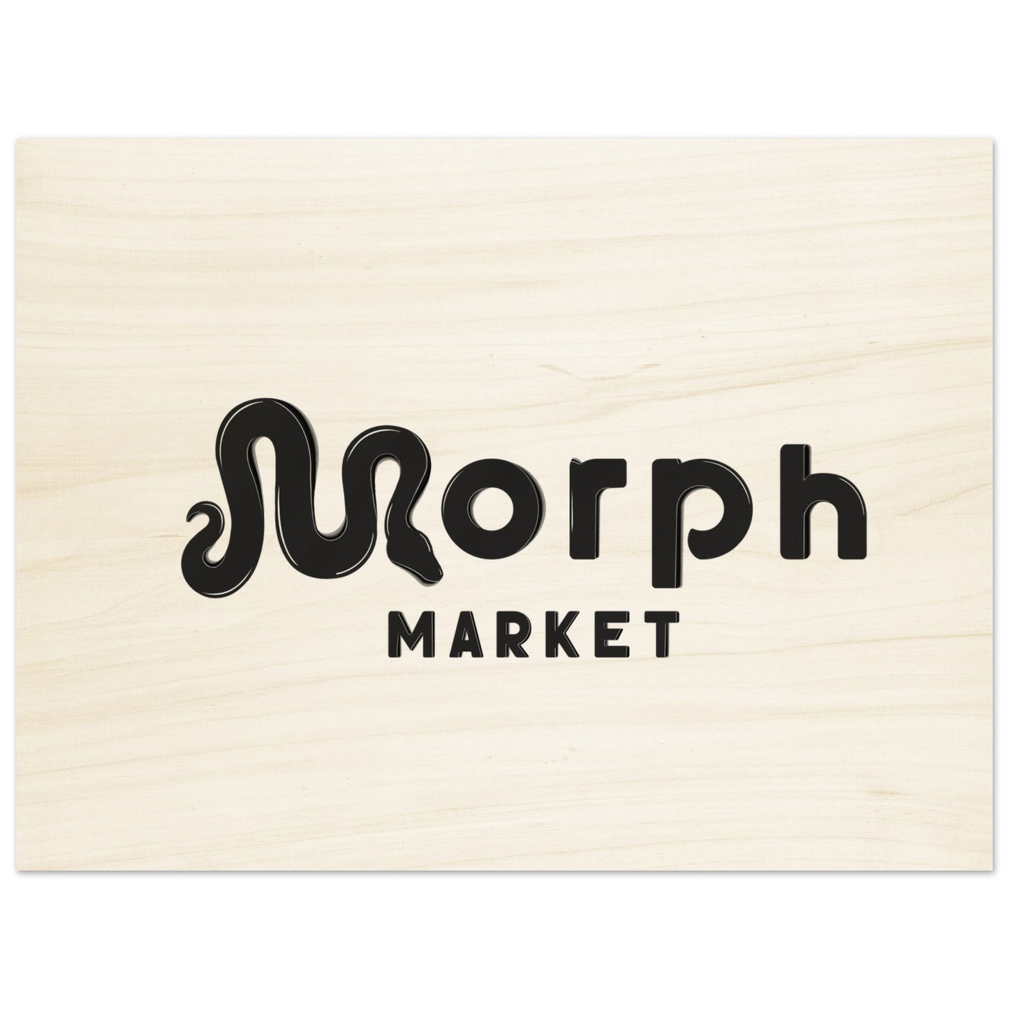 Morph Market (Dark) - Wood Prints
