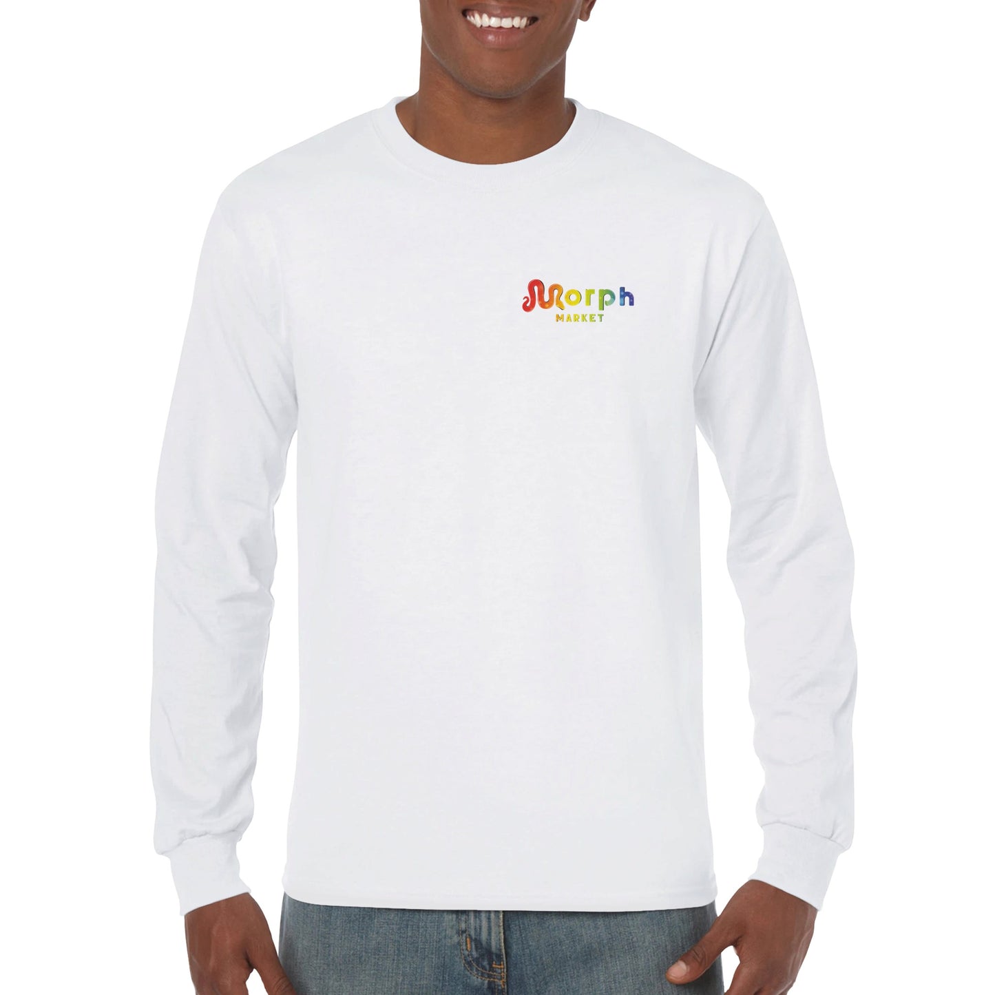 Morph Market (Rainbow Circles) - Premium Unisex Longsleeve T-shirt