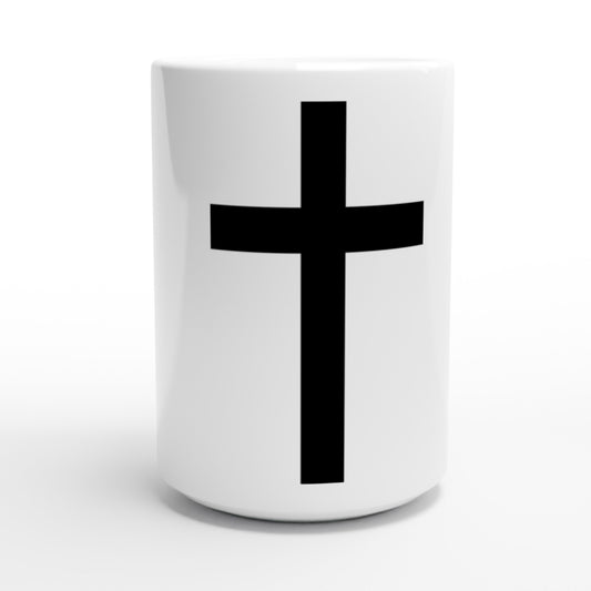 Christian Cross / Everyday is a Fresh Start - White 15oz Ceramic Mug